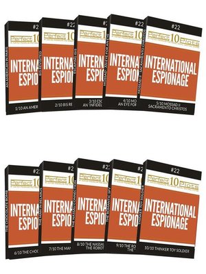 cover image of Perfect 10 International Espionage Plots #22 Complete Collection